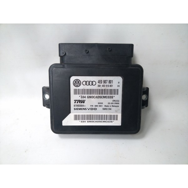 Módulo Controle Estacionamento 4e0907801 Audi A8 2003 - 2009 Preto