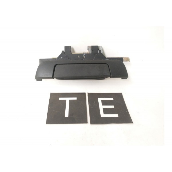 Maçaneta Externa Traseira Esquerda Bmw E34 540 1987 - 1996 Preto
