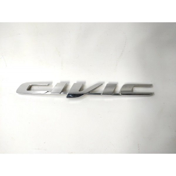 Emblema Letreiro Civic Tampa Traseira Honda Civic 2012 2016